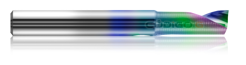 Fresa de 1 corte para alumínio